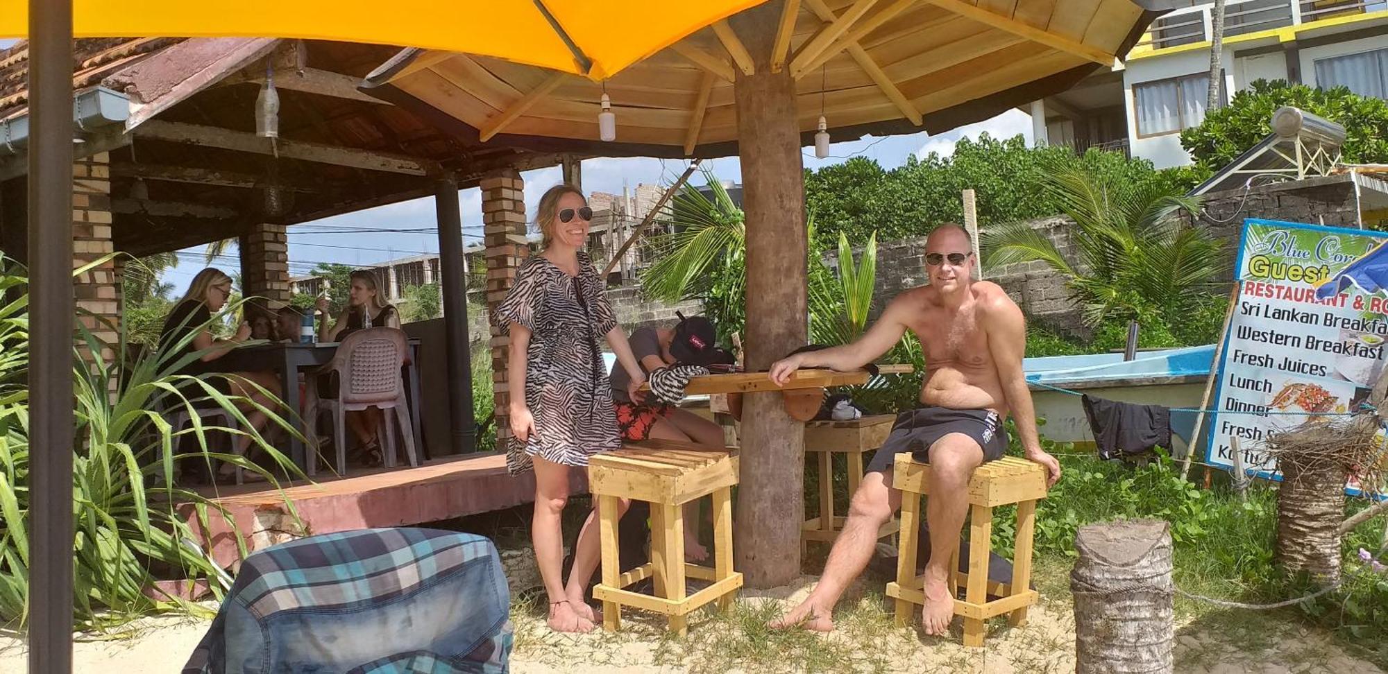 Blue Corals Beach Bungalow Matara Eksteriør billede
